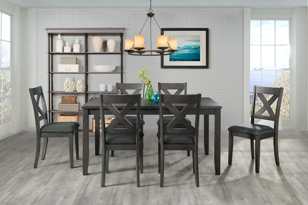 Alex Dining Side Chair Grey (2 PER PACK) - Maxx Save 