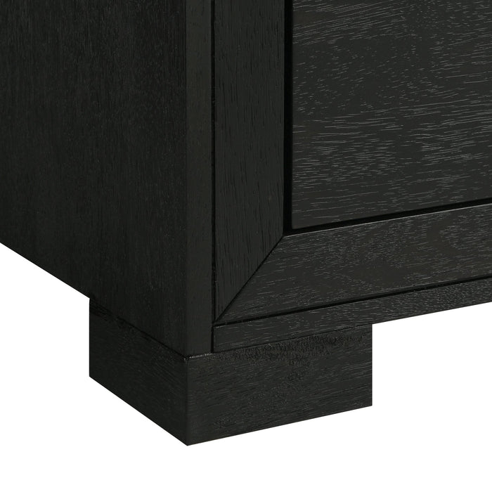 Allan 5-Drawer Chest in Black - Maxx Save 