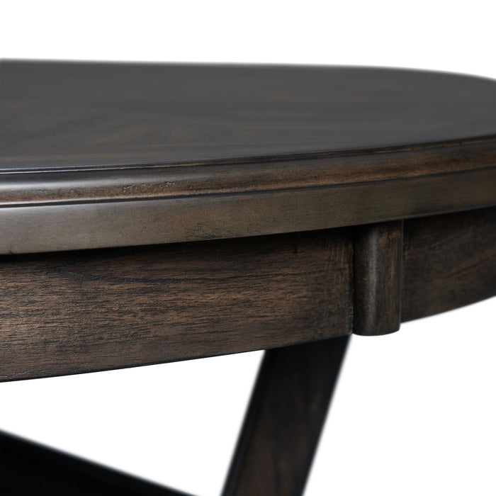 Amherst Counter Table w/Wood Leg Dark Finish - Maxx Save 