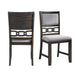 Amherst Dining Side Chair W/Fabric Cushion Dark Finish (2 Per Pack) - Maxx Save 