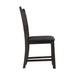 Amherst Dining Side Chair W/PU Cushion Side Stretcher Dark Finish (2 Per Pack) - Maxx Save 