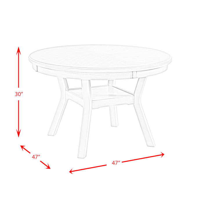 Amherst 5PC Dining Set in Grey-Table & Four Chairs - Maxx Save 