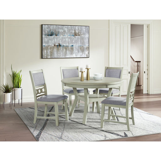 Amherst Dining Table w/Wood Leg White Finish - Maxx Save 