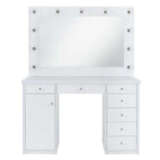 Amia Complete Dressing Table with Lightbulbs - Maxx Save 