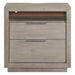 Arcadia 2-Drawer Nightstand with USB in Grey - Maxx Save 