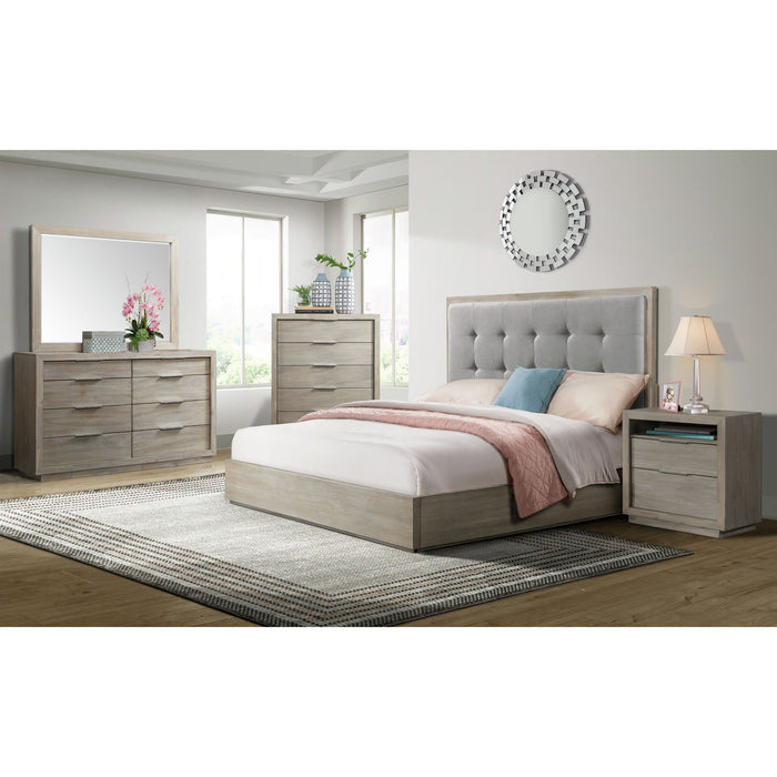 Arcadia 6-Drawer Chest in Grey - Maxx Save 
