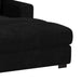 Arizona 7PC Sectional Set with RHF Chaise in Steno Black - Maxx Save 