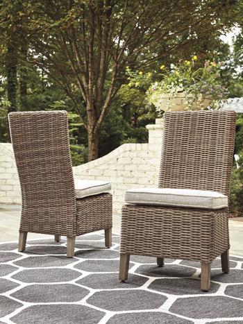 Beachcroft Outdoor Side Chair with Cushion (Set of 2) - Maxx Save 