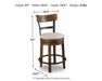 Valebeck Counter Height Bar Stool - Maxx Save 