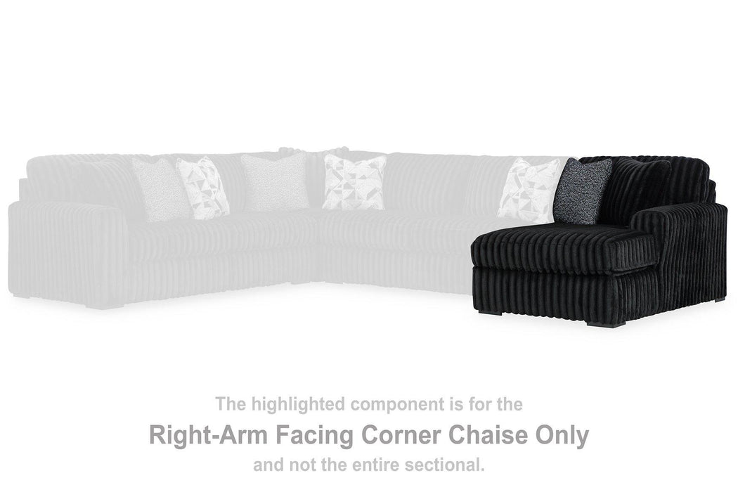 Midnight-Madness Sectional with Chaise - Maxx Save 