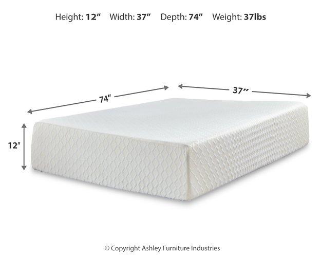 Chime 12 Inch Memory Foam Mattress in a Box