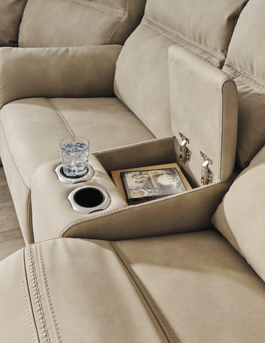 Next-Gen DuraPella Power Reclining Loveseat with Console - Maxx Save 
