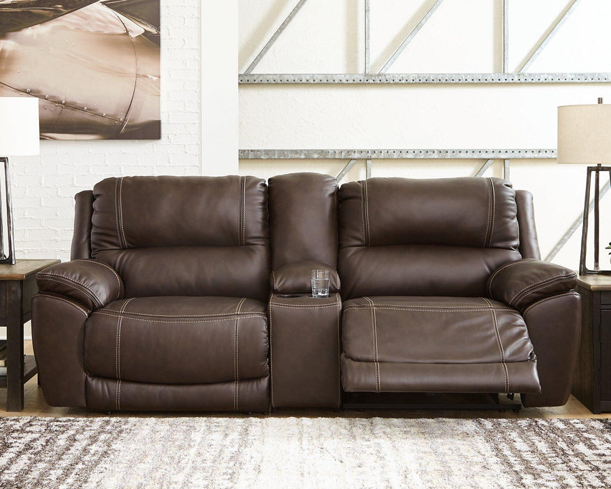 Dunleith 3-Piece Power Reclining Loveseat with Console