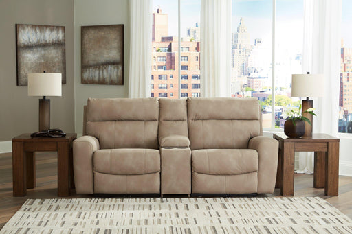 Next-Gen DuraPella Power Reclining Sectional Loveseat with Console - Maxx Save 