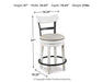 Valebeck Counter Height Bar Stool - Maxx Save 