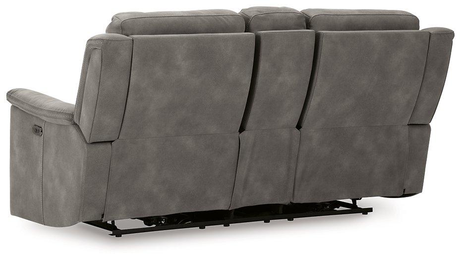 Next-Gen DuraPella Power Reclining Loveseat with Console - Maxx Save 