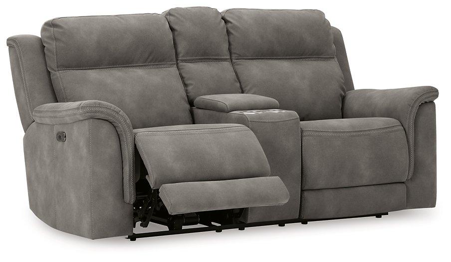 Next-Gen DuraPella Power Reclining Loveseat with Console - Maxx Save 