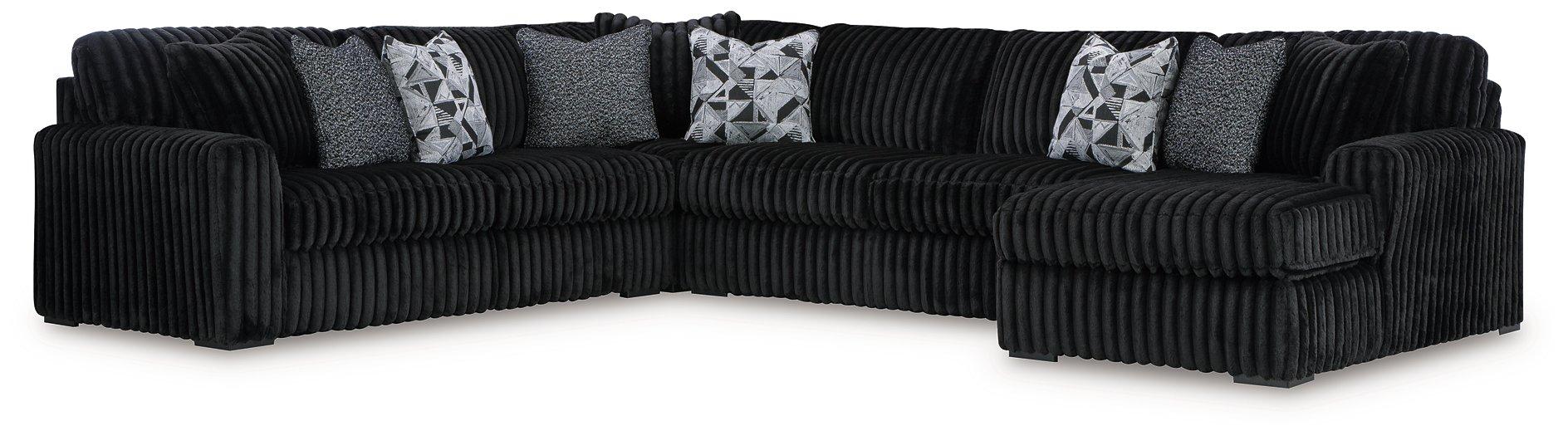 Midnight-Madness Sectional with Chaise - Maxx Save 