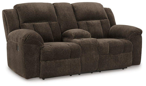 Frohn Reclining Loveseat with Console - Maxx Save 