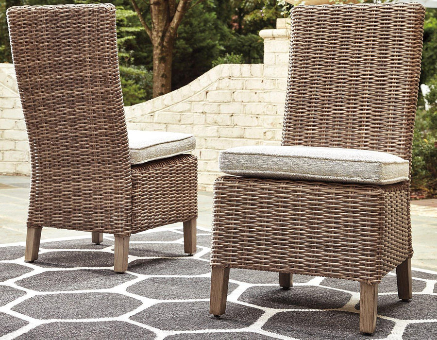 Beachcroft Outdoor Side Chair with Cushion (Set of 2) - Maxx Save 
