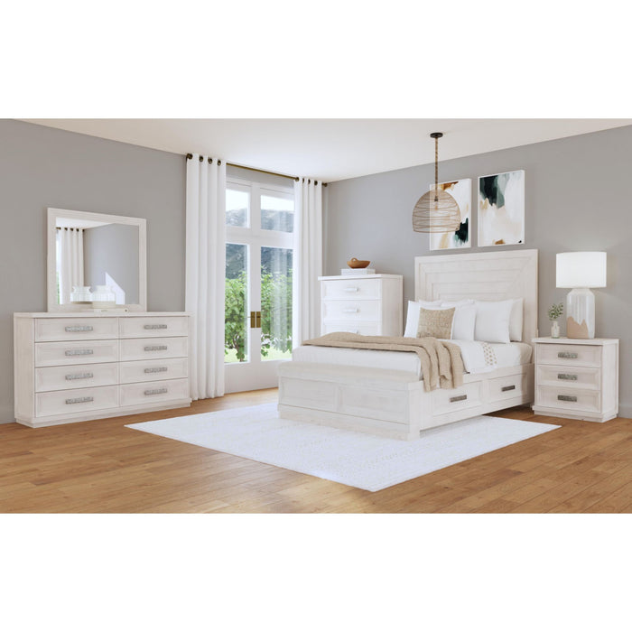 Avalanche 8-Drawer Dresser in Antique White - Maxx Save 