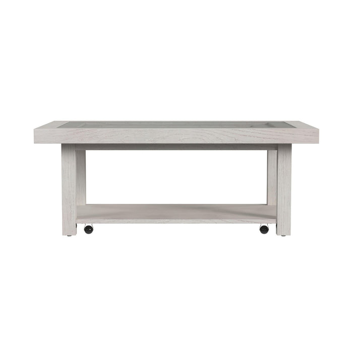 Avalanche Coffee Table in Antique White - Maxx Save 