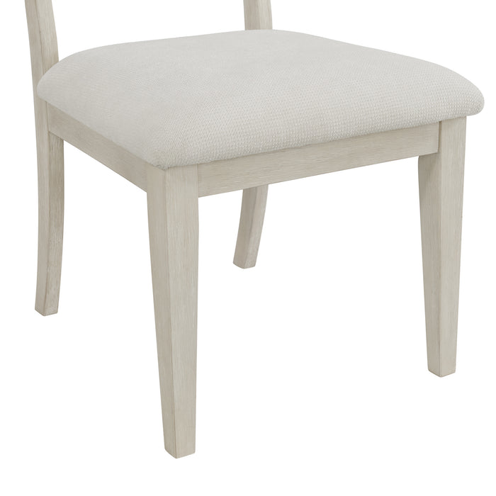 Avalanche Dining Side Chair in Antique White (2 Per Carton) - Maxx Save 