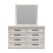 Avalanche Dresser and Mirror Set in Antique White - Maxx Save 