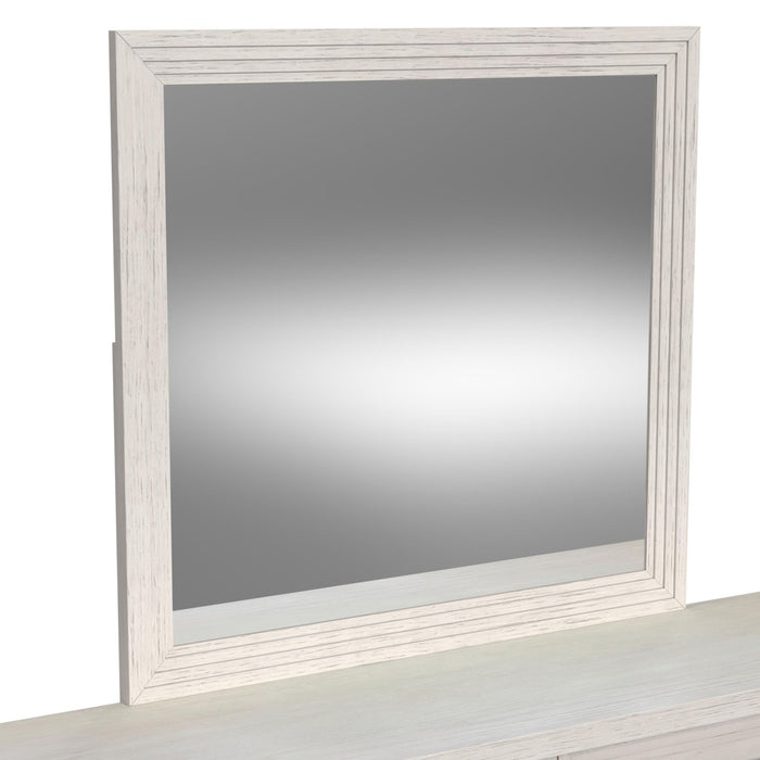 Avalanche Dresser and Mirror Set in Antique White - Maxx Save 