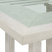 Avalanche Square Counter Table in Antique White - Maxx Save 