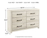 Cambeck Dresser and Mirror - Maxx Save 