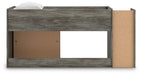Frandern Loft Bed with Bookcase Storage - Maxx Save 