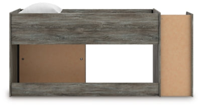 Frandern Loft Bed with Bookcase Storage - Maxx Save 