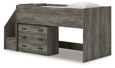 Frandern Loft Bed with Drawer Storage - Maxx Save 