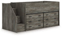 Frandern Loft Bed with Drawer Storage - Maxx Save 