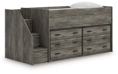 Frandern Loft Bed with Drawer Storage - Maxx Save 