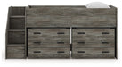 Frandern Loft Bed with Drawer Storage - Maxx Save 