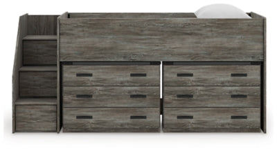 Frandern Loft Bed with Drawer Storage - Maxx Save 