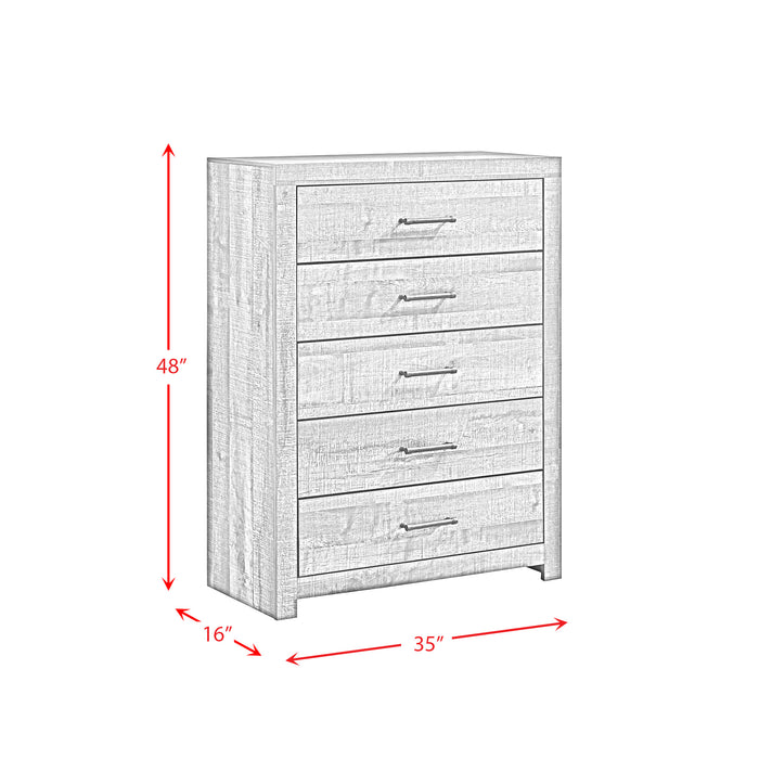 Bailey Bookcase Panel Bedroom Set with Bluetooth - Maxx Save 