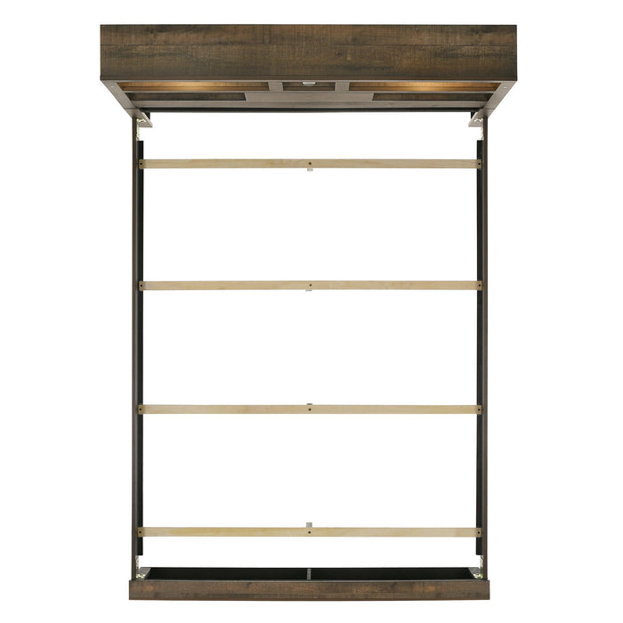 Bailey Bookcase Panel Bedroom Set with Bluetooth - Maxx Save 