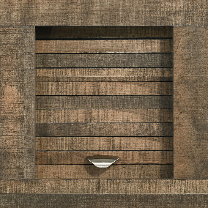 Bailey Bookcase Panel Bedroom Set with Bluetooth - Maxx Save 