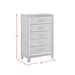 Beaumont 5-Drawer Chest in Merlot - Maxx Save 