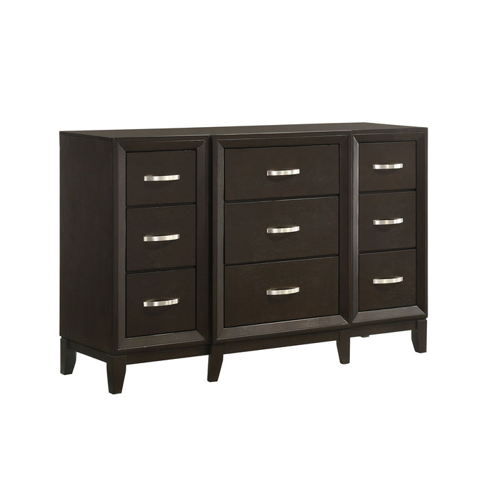 Beaumont 9-Drawer Dresser in Merlot - Maxx Save 