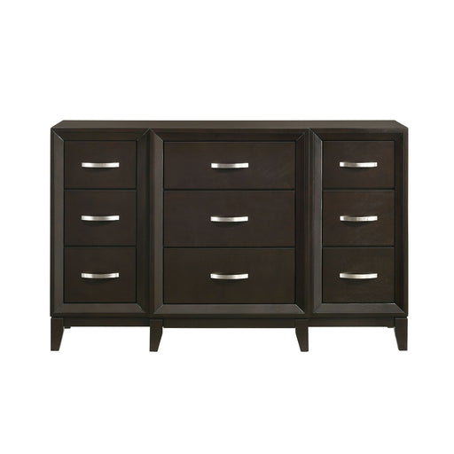 Beaumont 9-Drawer Dresser in Merlot - Maxx Save 