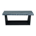 Beckley Coffee Table Complete in Dark Marble Top - Maxx Save 