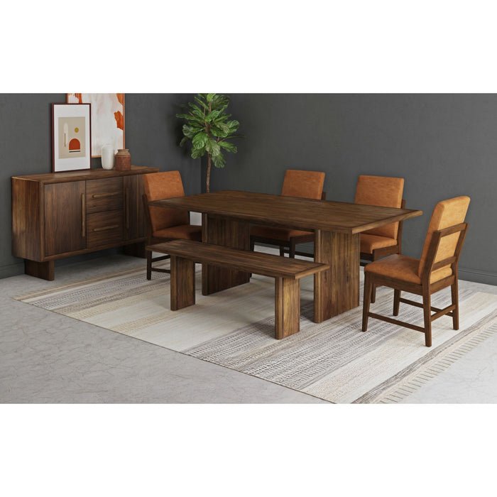 Brisbane Dining Table in Brown - Maxx Save 