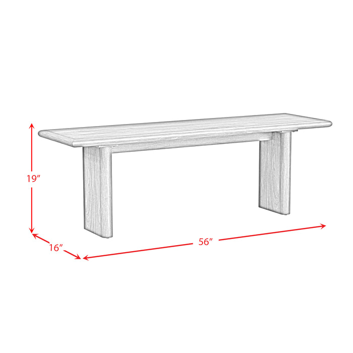 Brisbane Standard Height Dining Set in Brown-Table and Four Fabric Chairs - Maxx Save 