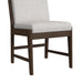 Brisbane Dining Side Chair with Boucle Beige Fabric in Brown (2 Per Carton) - Maxx Save 