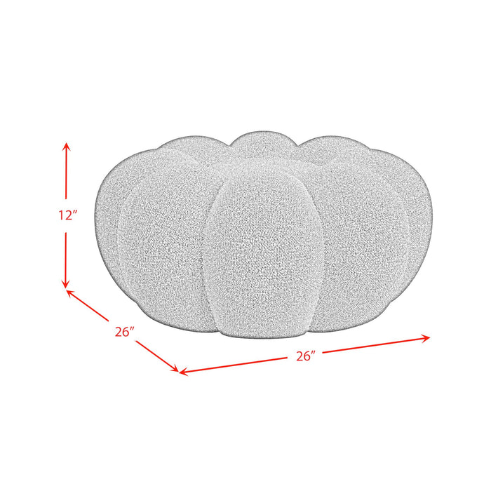 Bubble Swivel Chair and Ottoman in Red - Maxx Save 