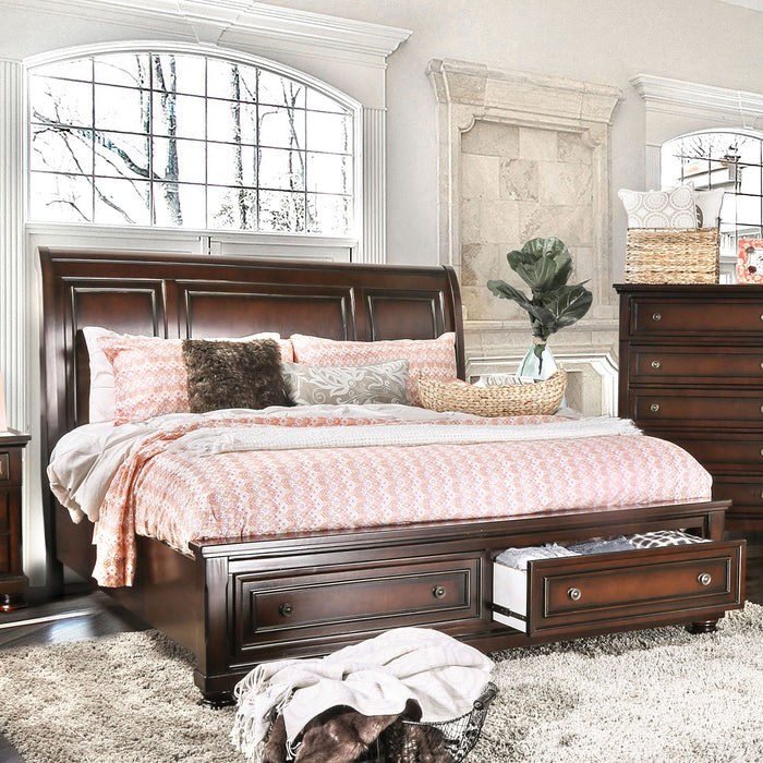 NORTHVILLE Dark Cherry E.King Bed